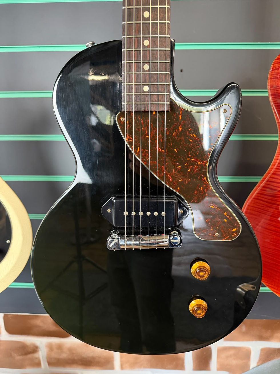 Thumbnail: Gibson Billie Joe Armstrong Les Paul Junior Ebony 2010 Electric Guitar