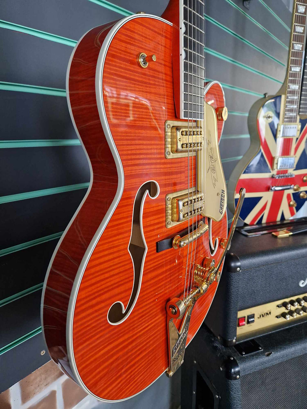 Gretsch G6120TFM Players Edition Nashville Orange Stain 2018 