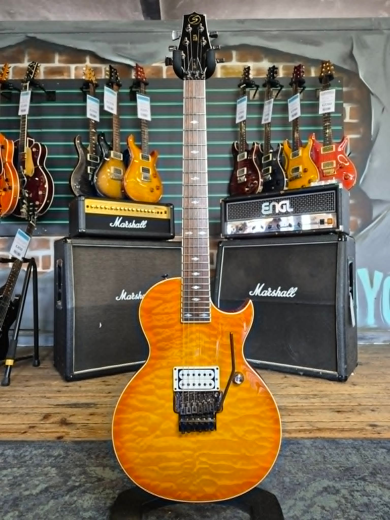Sammick LN-20FRQM Faded Sunburst 2010 Electric Guitar