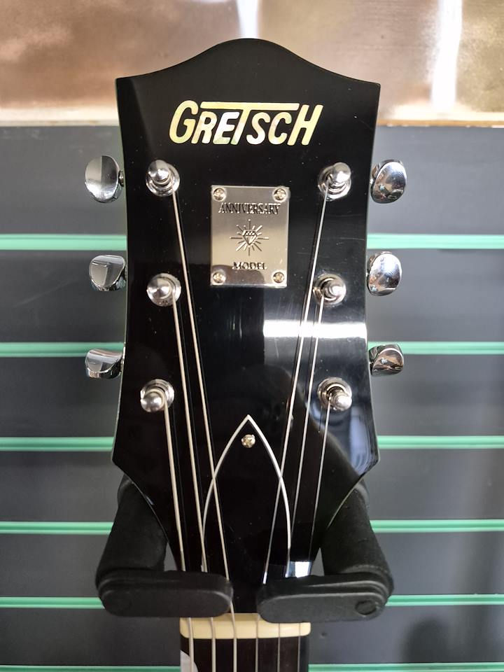Thumbnail: Gretsch G6118T Double Anniversary Two-Tone Smoke Green 2005 Electric Guitar