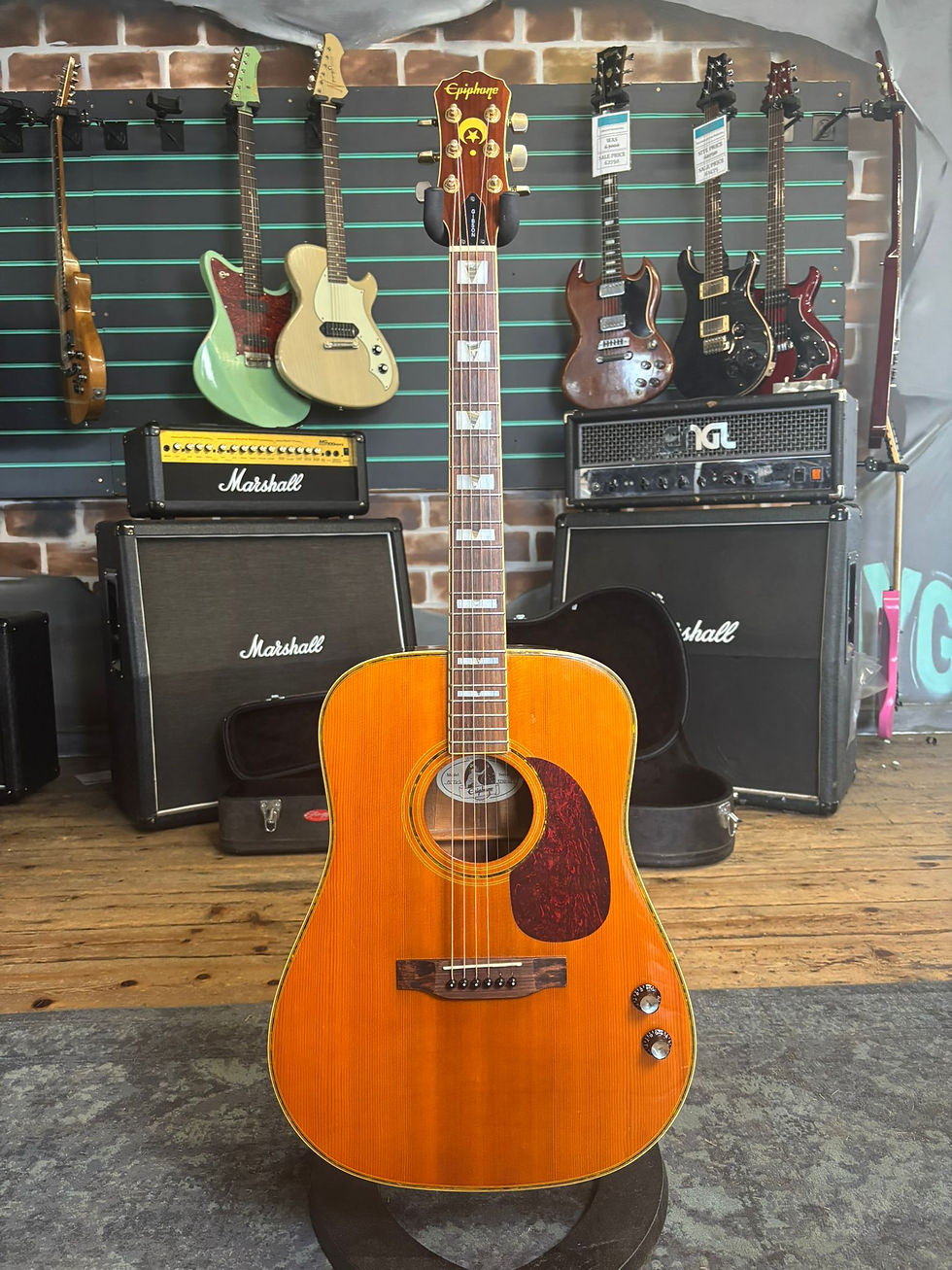 Epiphone PR-775S Natural 2002 Acoustic Guitar