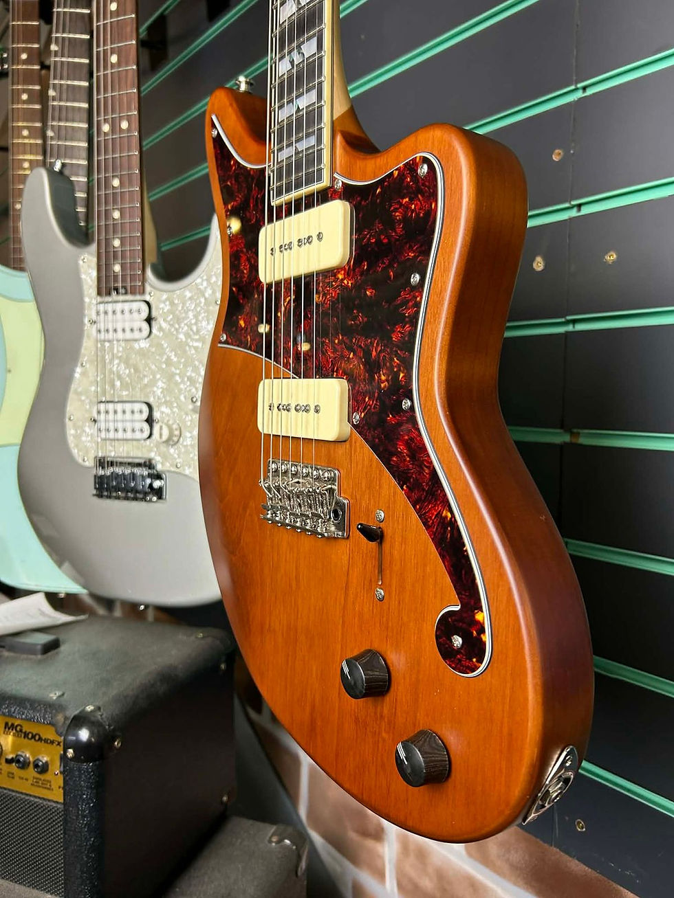 Thumbnail: D'Angelico Bedford Deluxe Matte Walnut 2022 Electric Guitar