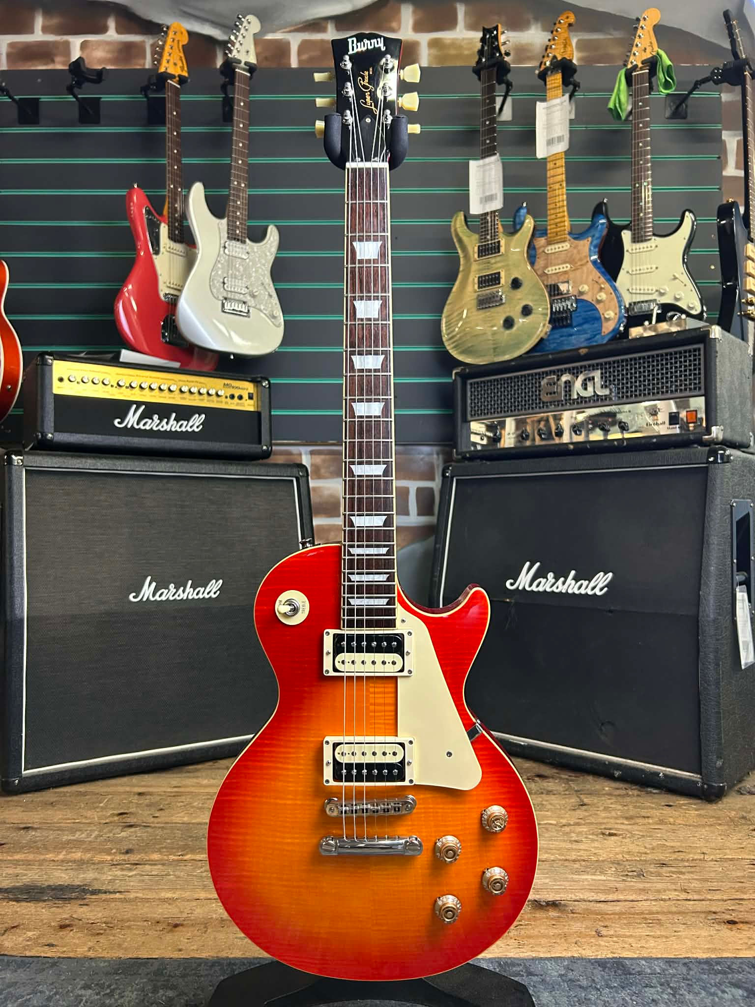 Burny Super Grade Cherry Sunburst 2018 Electric Guitar