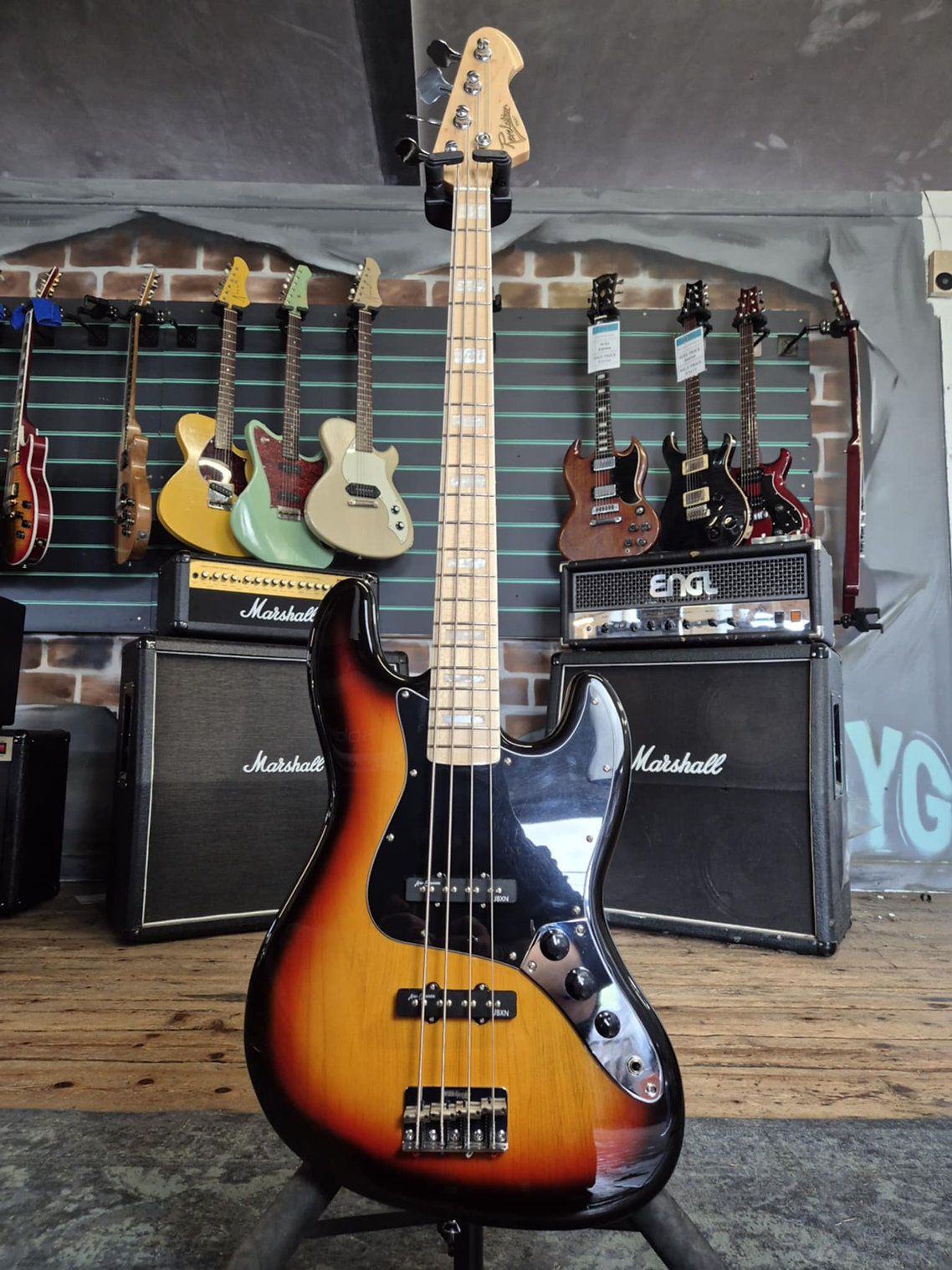 Revelation RBJ-67 3-Tone Sunburst 2019 Electric Bass Guitar