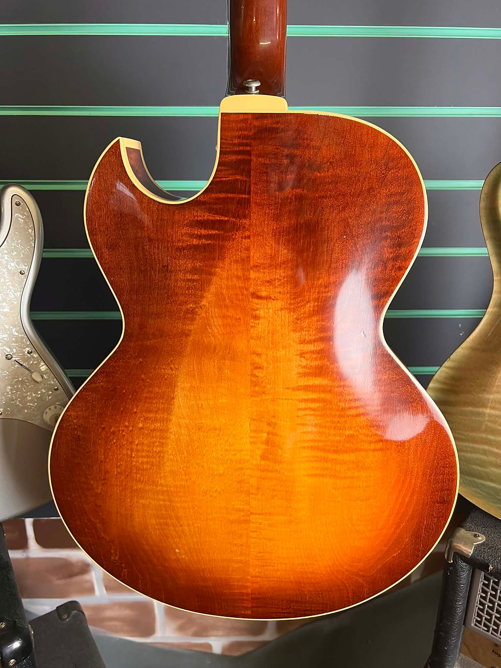 Thumbnail: Heritage H575 Autumn Sunburst 1995 Archtop Hollow Body Jazz Guitar