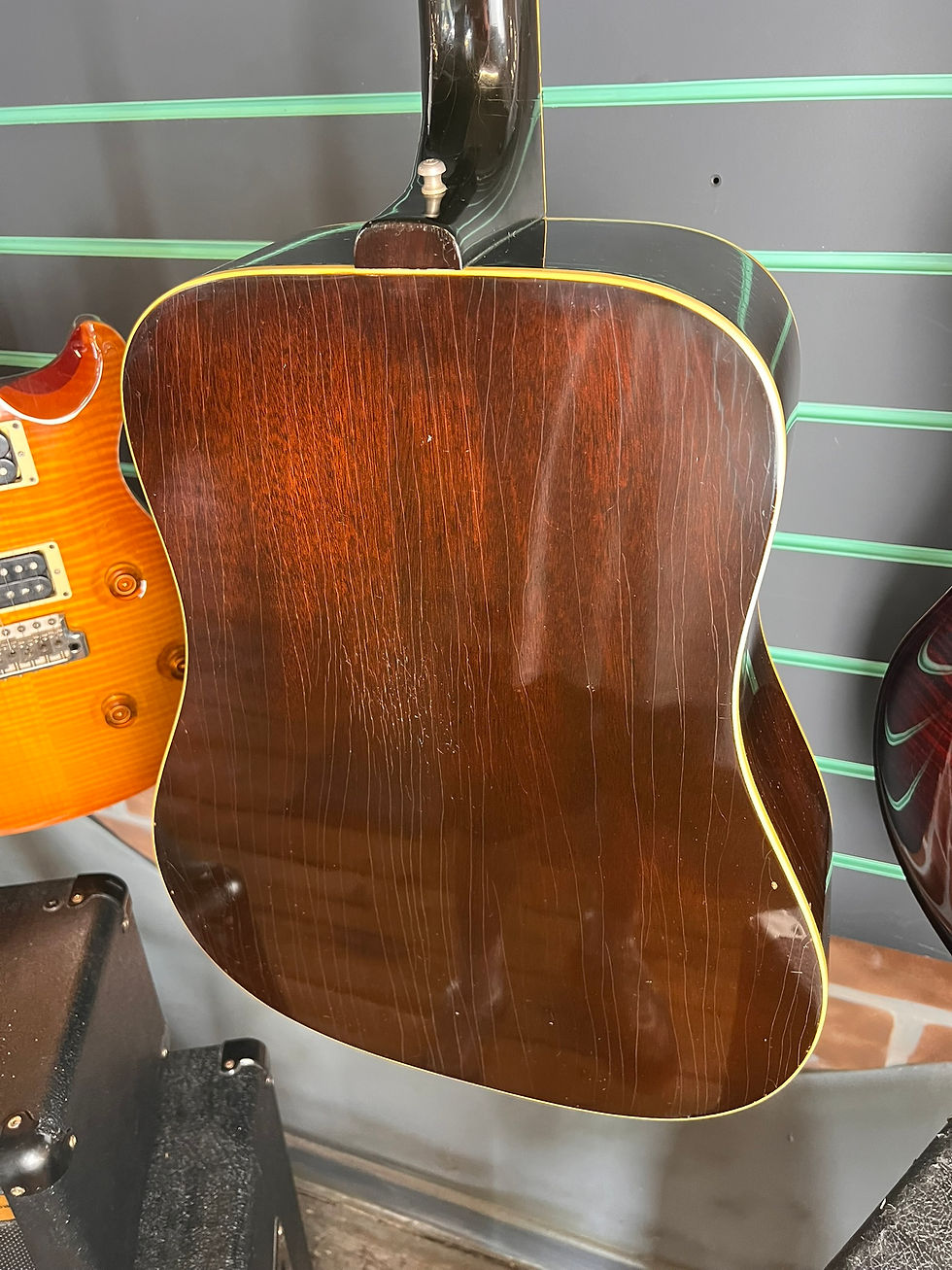 Thumbnail: Gibson J-160E Cherry Sunburst c.1972 Norlin Era Vintage Electro-Acoustic Guitar