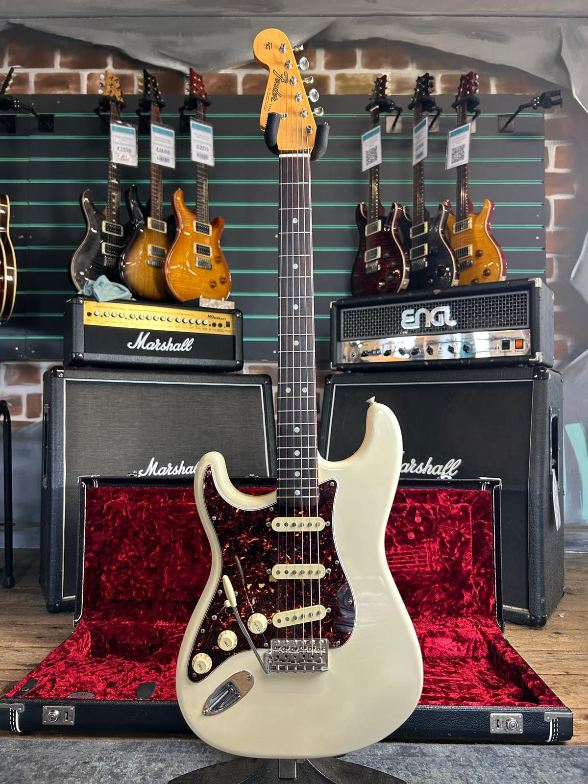 Fender American Original '60s Stratocaster Left Handed Olympic White 2021 Guitar