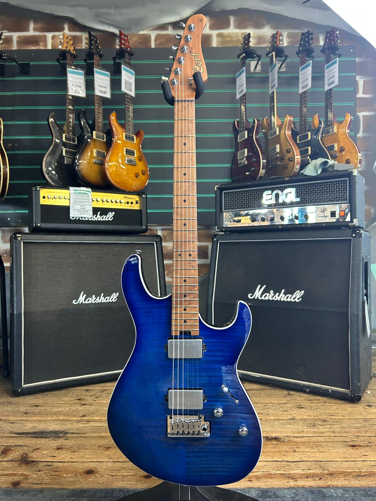 Cort G290 FAT II Bright Blue Burst 2023 Electric Guitar