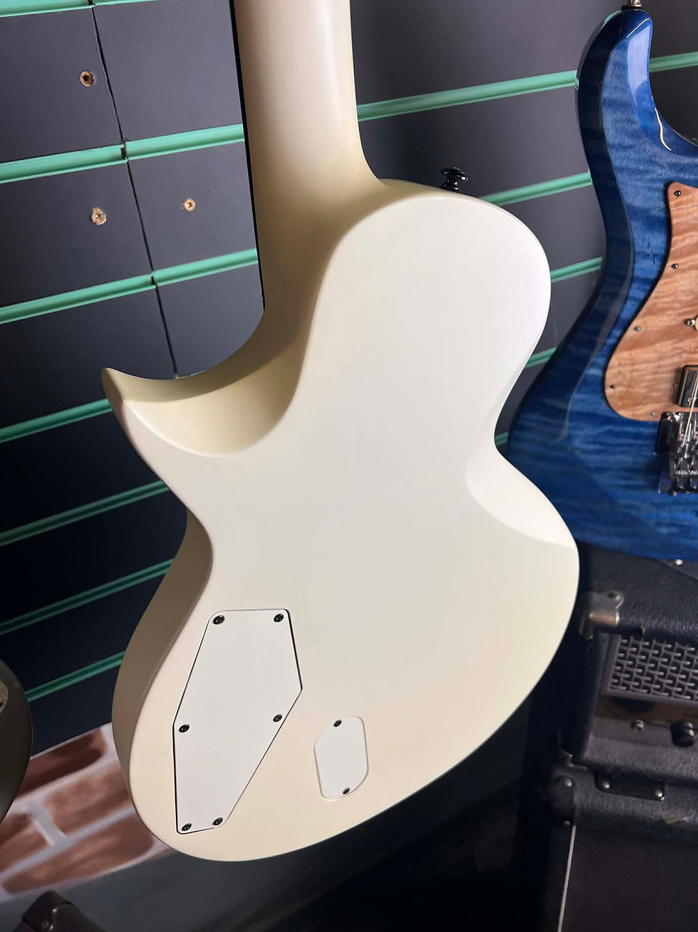 Thumbnail: ESP LTD EC Arctic Metal Snow White Satin 2021 Modified Electric Guitar