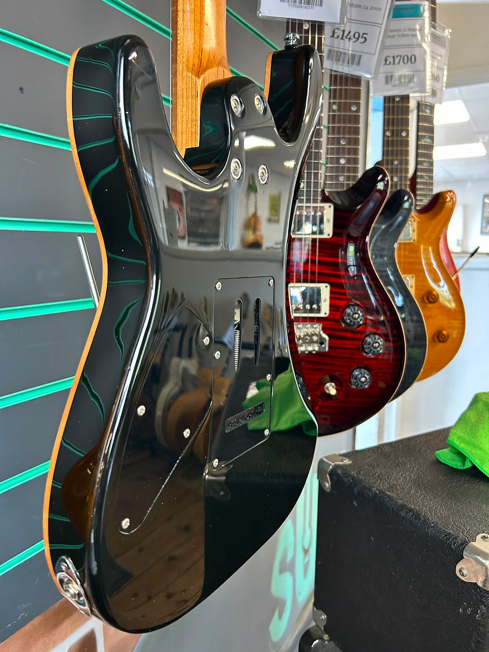 Thumbnail: Harley Benton Fusion-III HSS Roasted Flamed Bengal Burst Electric Guitar