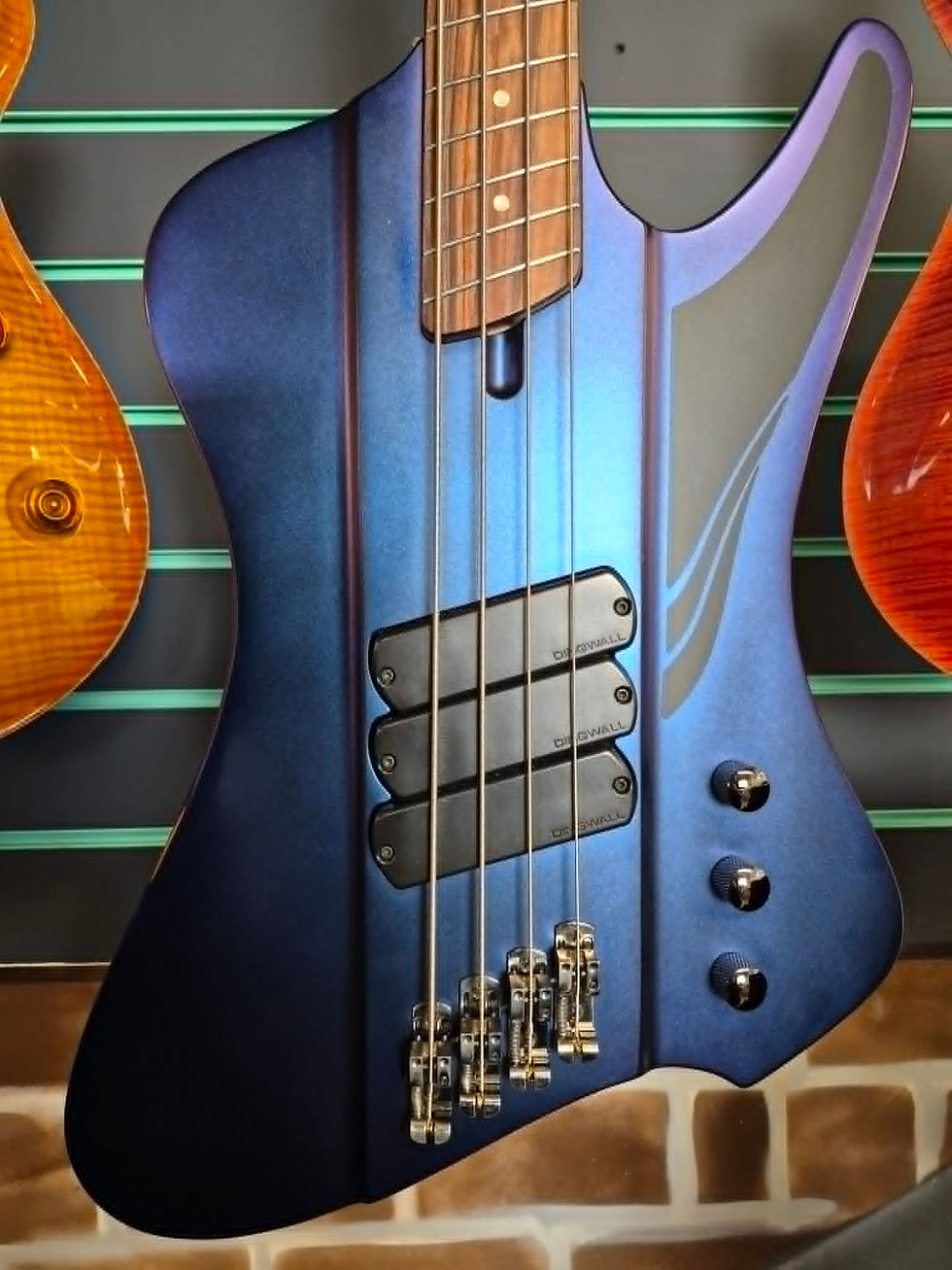 Thumbnail: Dingwall D-Roc Standard Matte Blue-To-Purple Colorshift Multi-Scale