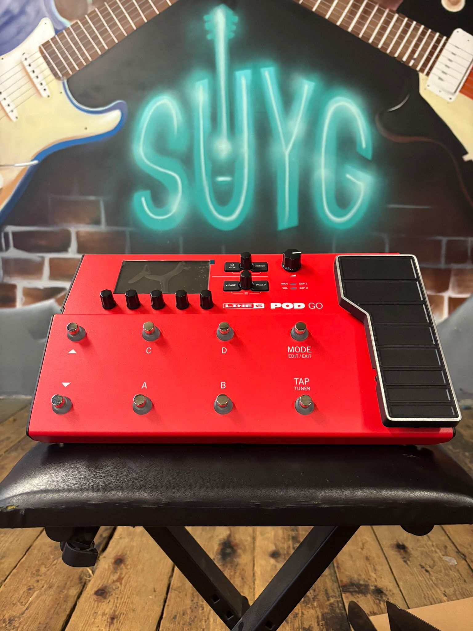 Line 6 POD GO Portable Guitar Processor Multi-Effects Pedal