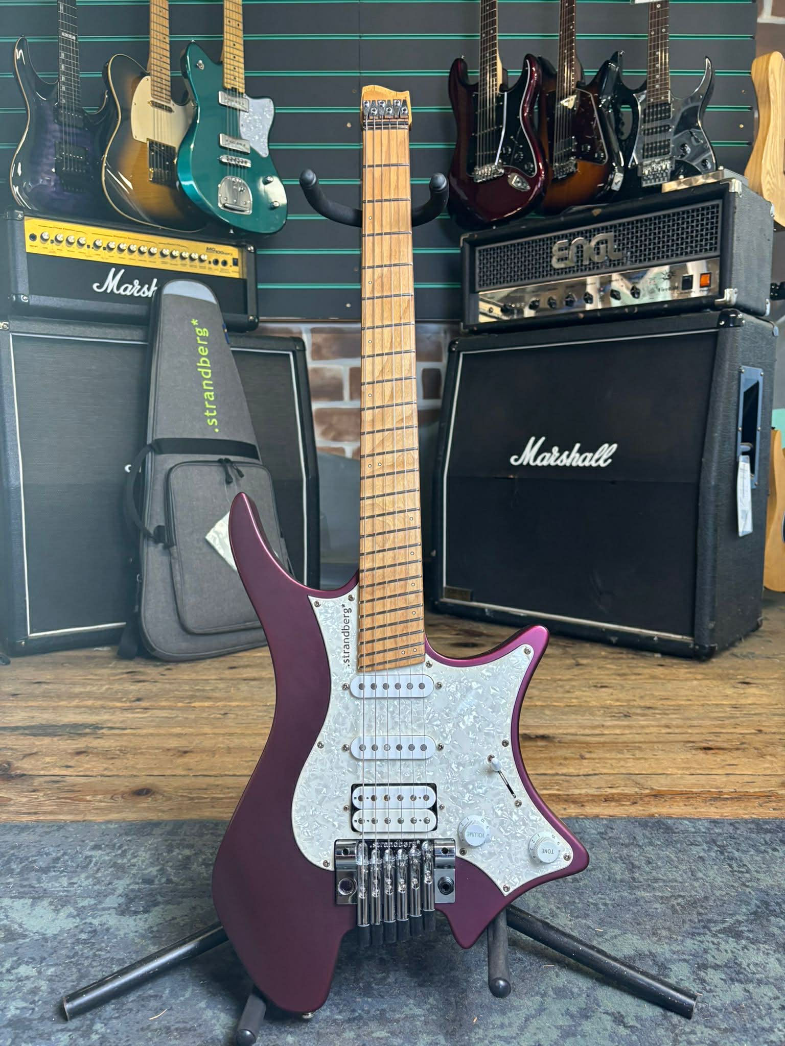Strandberg Boden Classic 6 Trem Burgundy Mist 2018 Electric Guitar