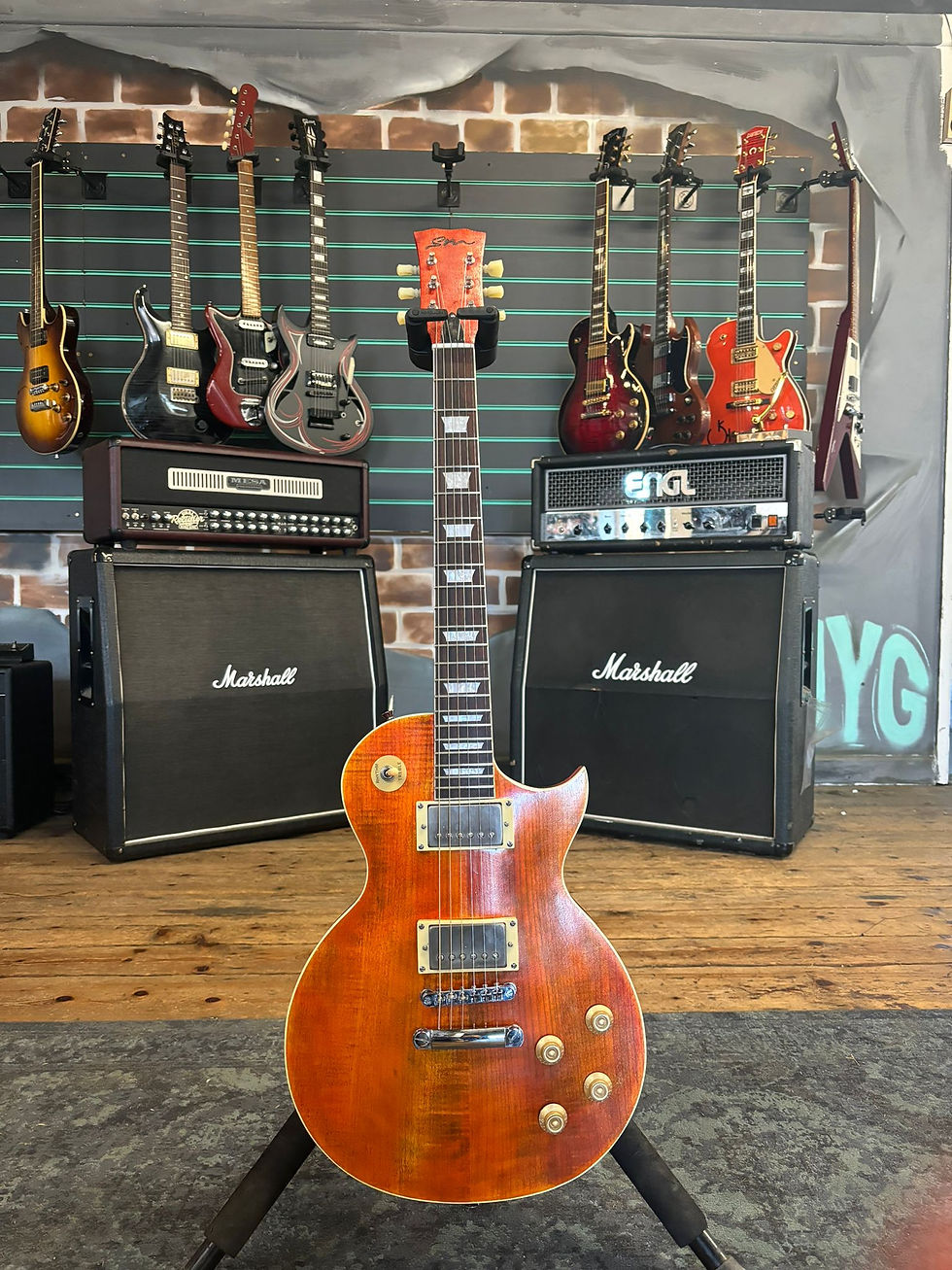 SM guitars LP Honeyburst Electric Guitar