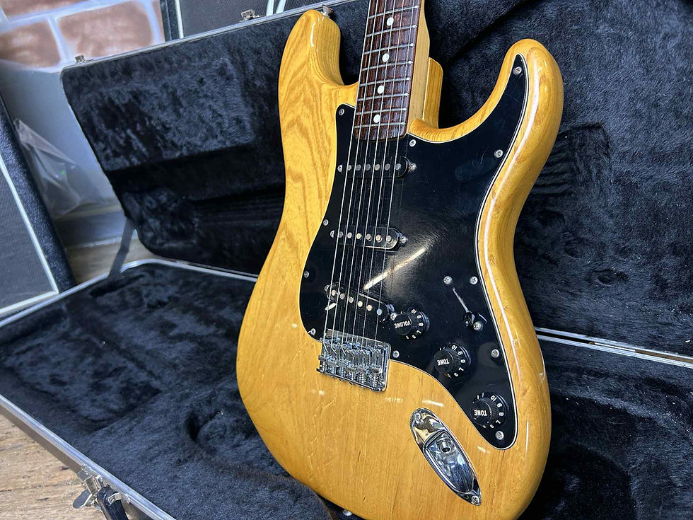 Thumbnail: Fender Stratocaster Natural Gloss 1979 CBS Era Vintage Electric Guitar