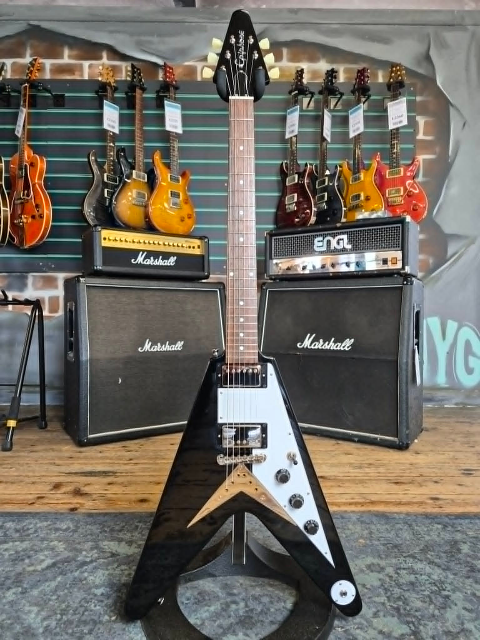 Epiphone Inspired By Gibson Flying V Ebony 2025 Electric Guitar