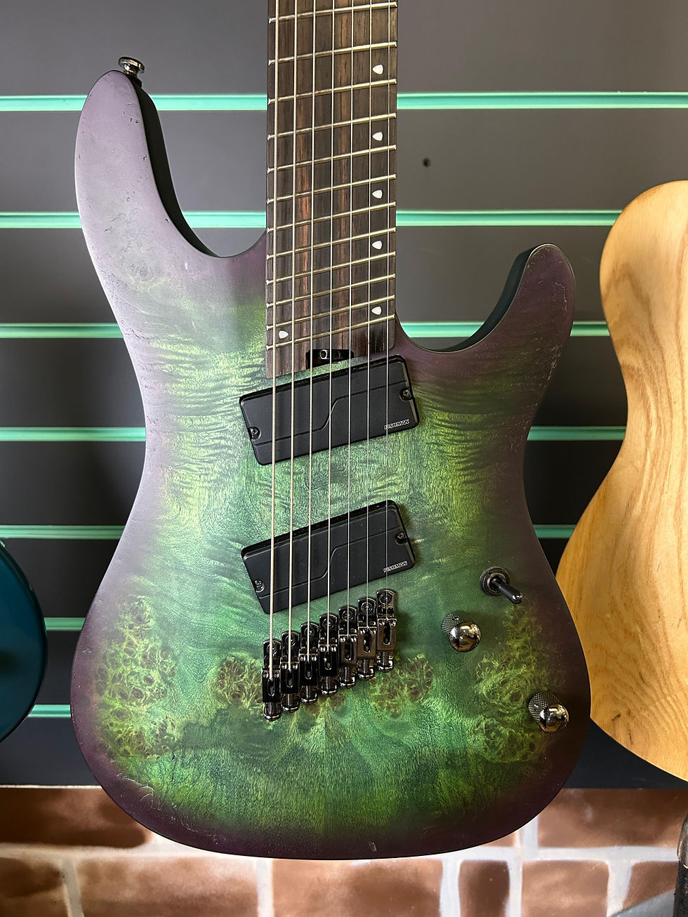 Cort KX507MS Multi Scale Star Dust Green 2023 7-String Electric Guitar ...