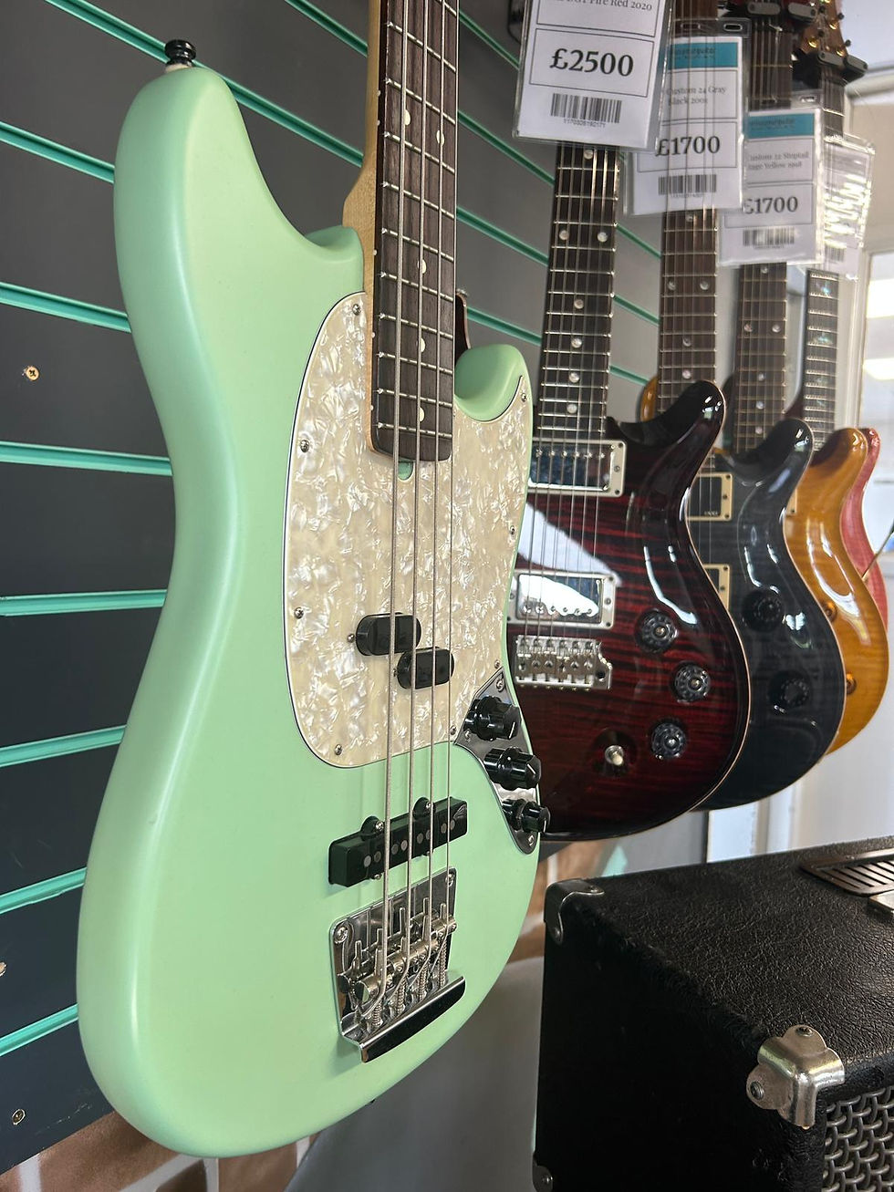 Thumbnail: Fender American Performer Mustang Bass Satin Surf Green 2020 Electric Bass