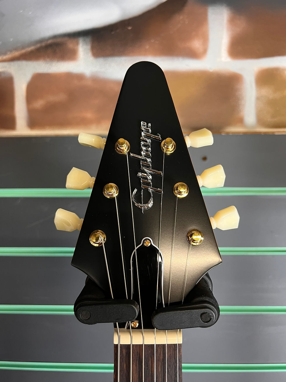 Thumbnail: Epiphone Inspired by Gibson Custom 1958 Korina Flying V Aged Natural 2024