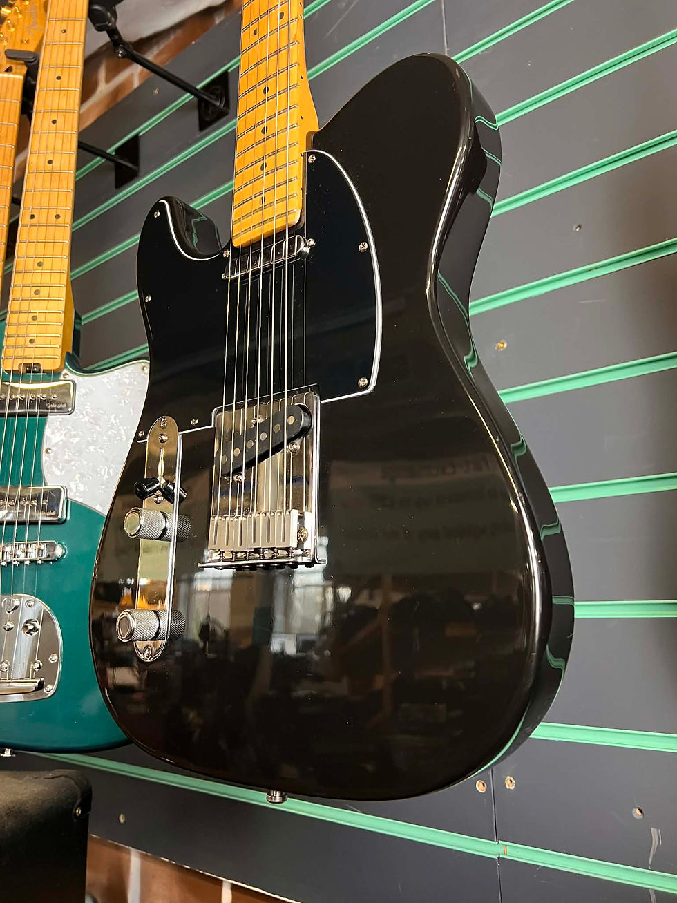 Thumbnail: Fender American Standard Telecaster Black 1997 Left Handed Electric Guitar
