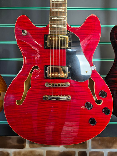 Peavey JF1EX Transparent Red Semi-Hollow Electric Guitar | Sell Us