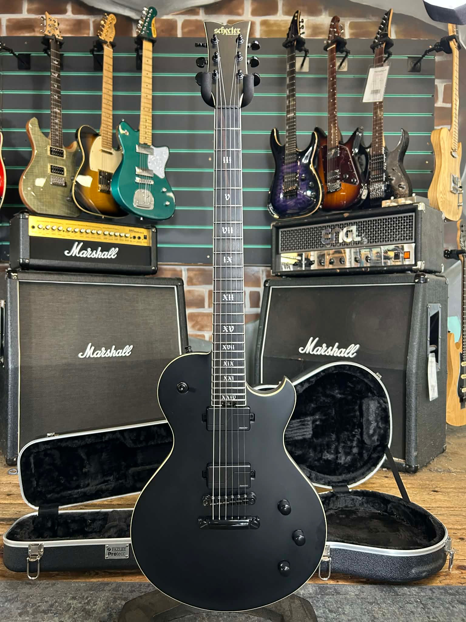 Schecter Solo II SLS Elite Evil Twin Satin Black 2023 Electric Guitar