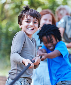 Kids Playing Tug of War