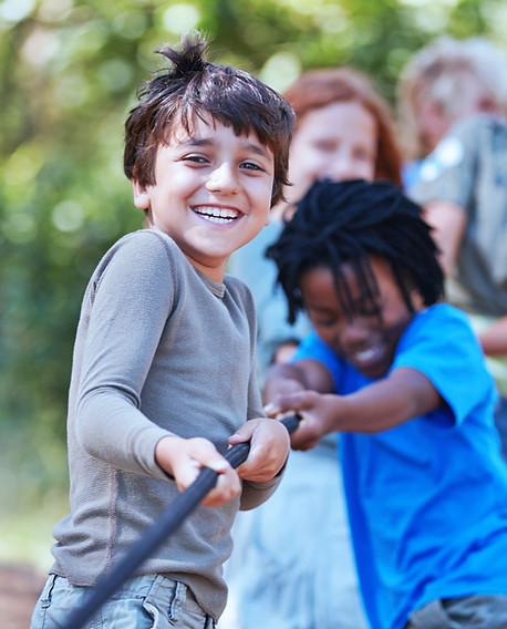 Kids Playing Tug of War