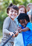 Kids Playing Tug of War