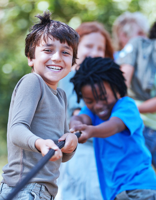 Kids Playing Tug of War