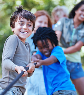 Kids Playing Tug of War
