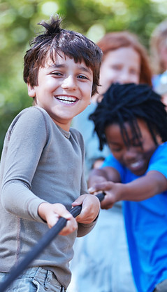 Kids Playing Tug of War