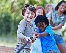 Kids Playing Tug of War