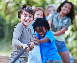 Kids Playing Tug of War