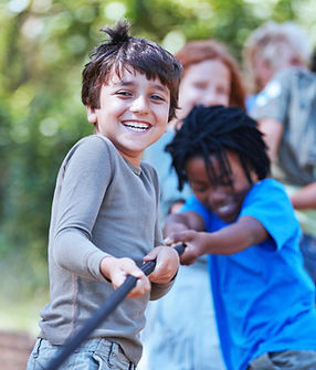 Kids Playing Tug of War