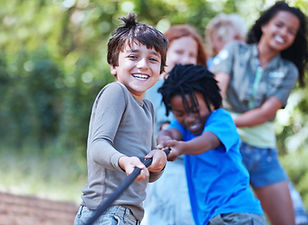 Kids Playing Tug of War