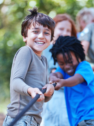 Kids Playing Tug of War