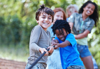 Kids Playing Tug of War
