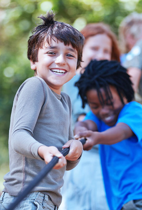Kids Playing Tug of War