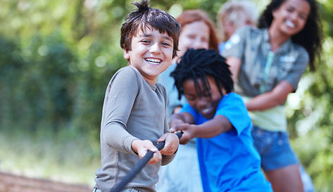 Kids Playing Tug of War