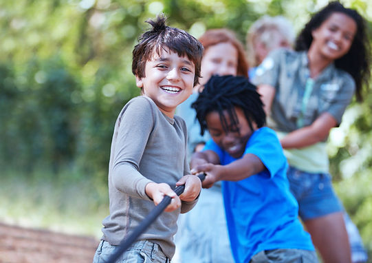 Kids Playing Tug of War
