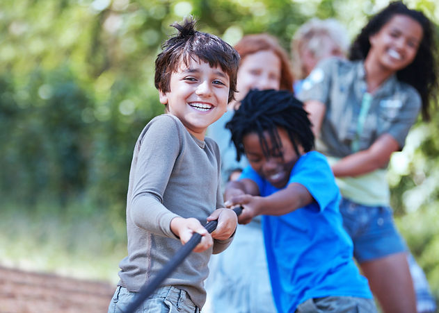Kids Playing Tug of War