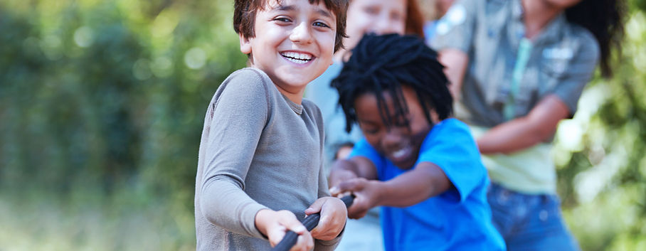 Kids Playing Tug of War