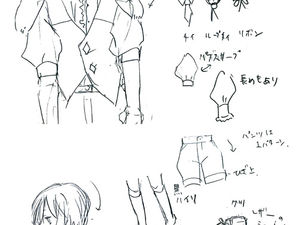 キャラクターデザイン①アオ