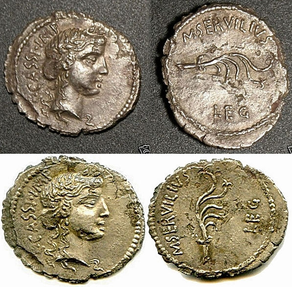 CASSIA 21, SERVILIA 42 y CASSIUS 9
