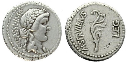 CASSIA 21, SERVILIA 42 y CASSIUS 9