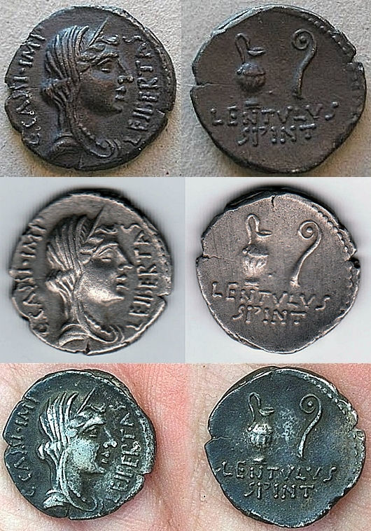 CASSIA 18, CASSIUS 6 y CORNELIA 73