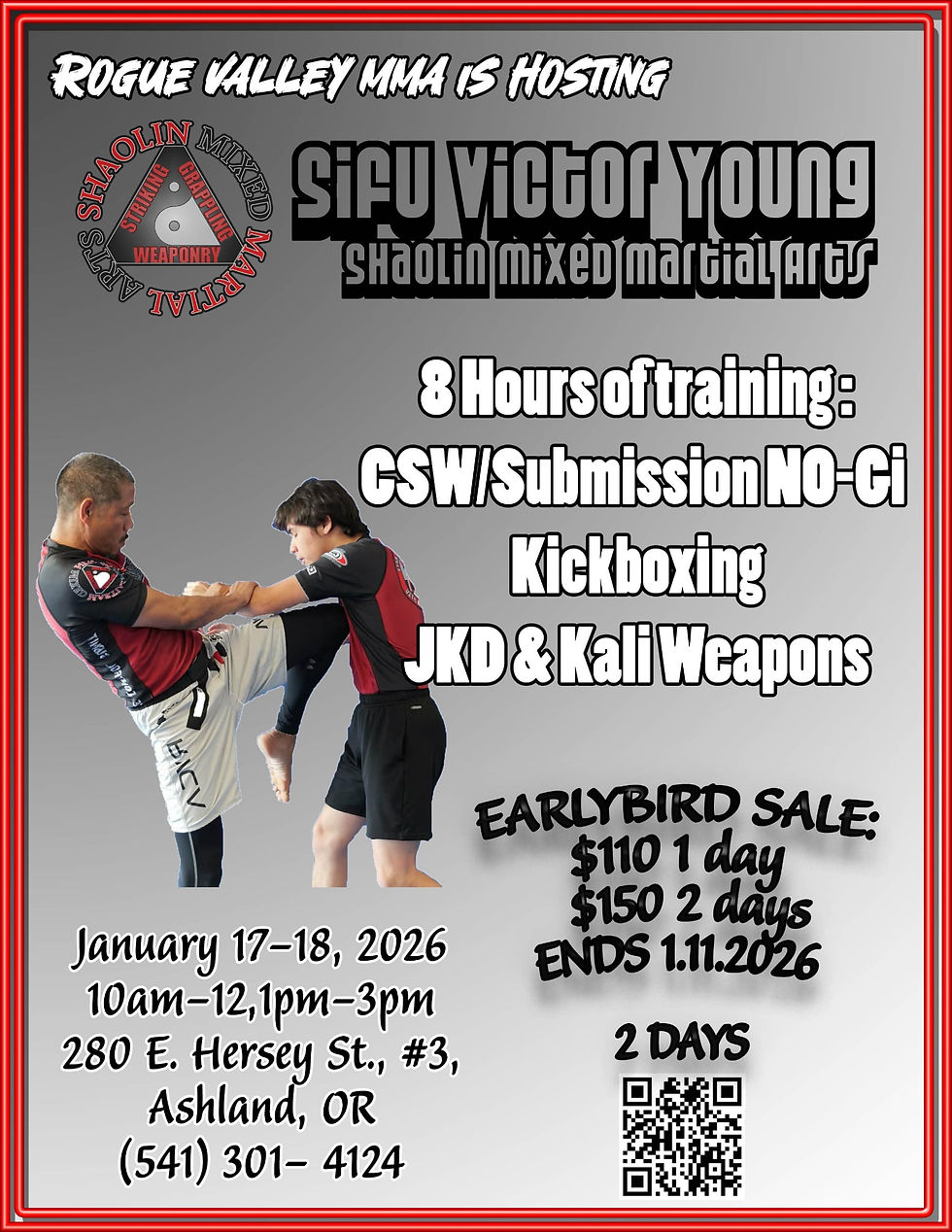 Sifu Victor Young 2 Day Seminar
