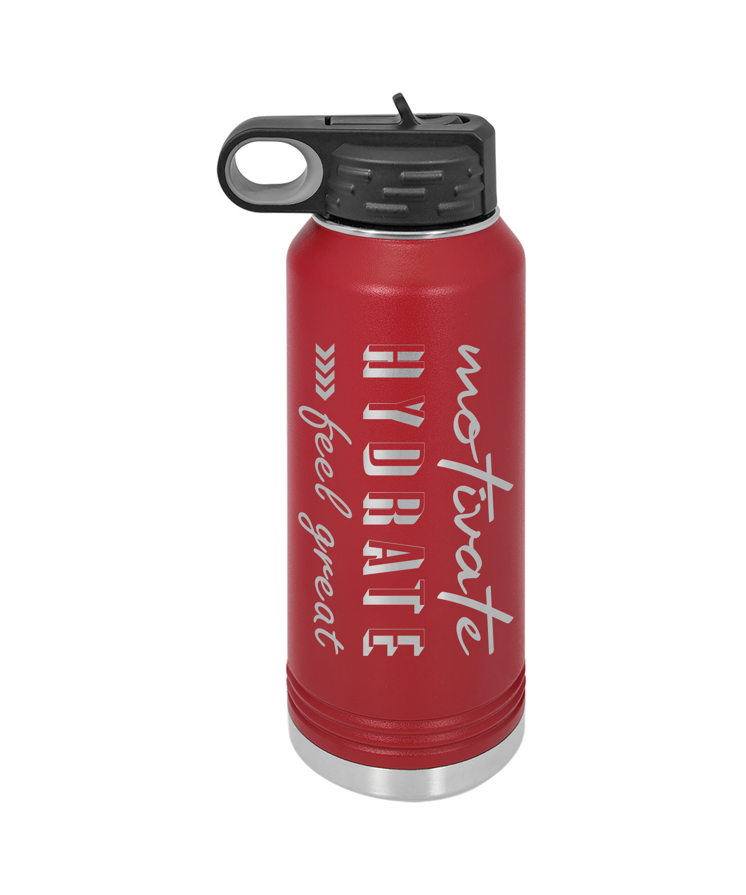 "Motivate, Hydrate, Feel Great" 32oz. Water Bottle