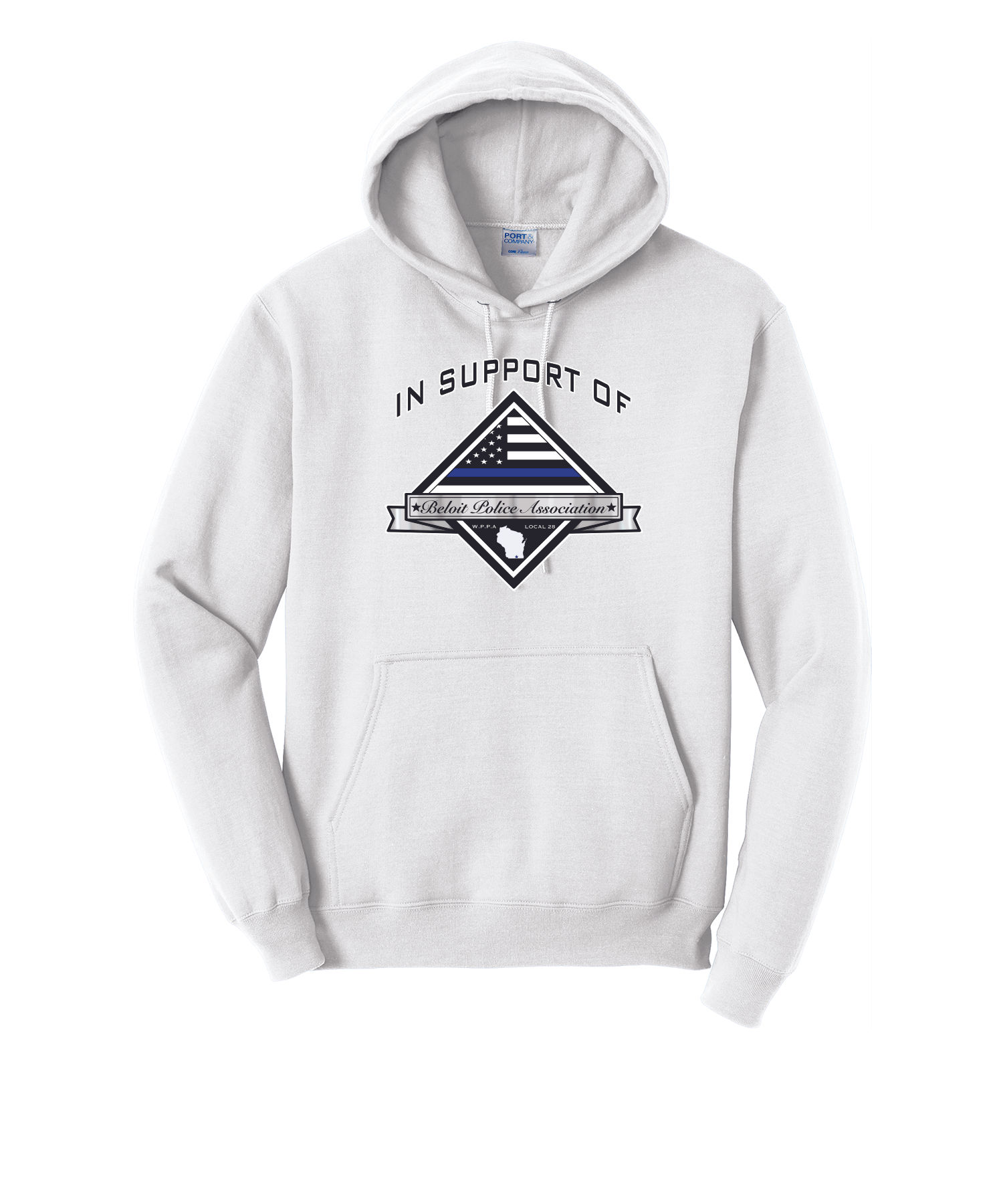 In Support of BPA Port & Company Core Fleece Pullover Hooded Sweatshirt